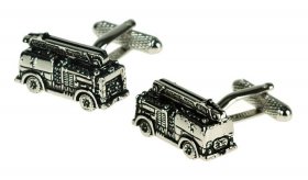 Cufflinks - Fire Engine Silver